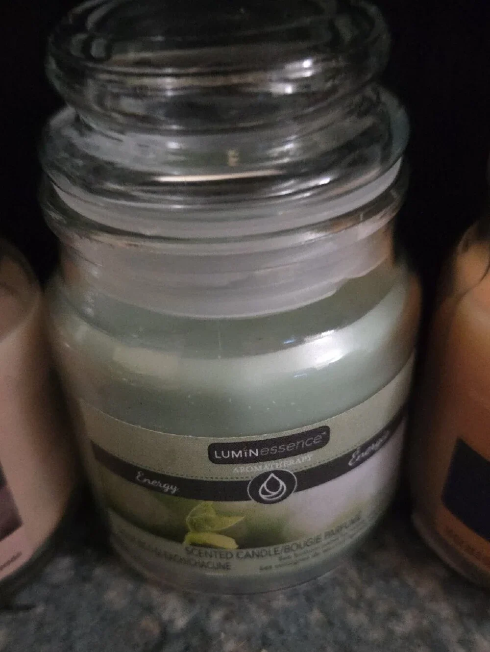 6 Assorted LuminEssence Aromotherapy Scented Jar Candles - Multi-Color